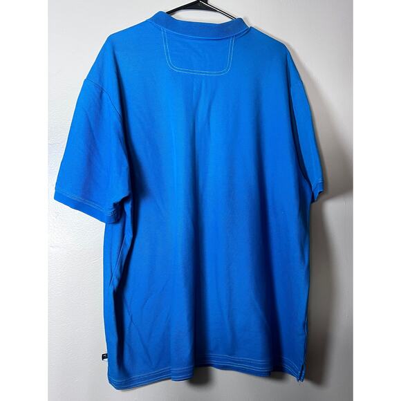 ✨Tommy Bahama Men’s XXL Polo Shirt Blue Short Sleeve Supima Cotton Blend - Picture 2 of 6